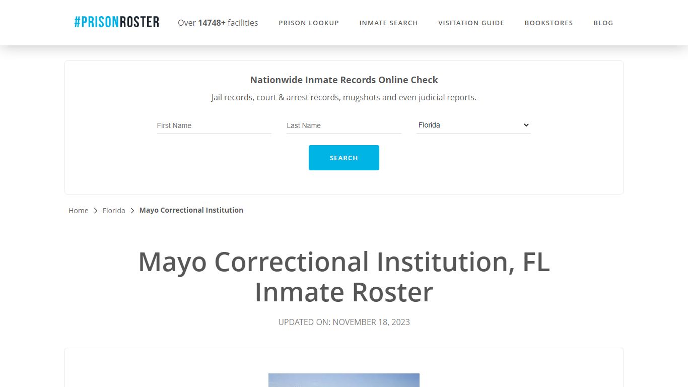 Mayo Correctional Institution, FL Inmate Roster - Prisonroster