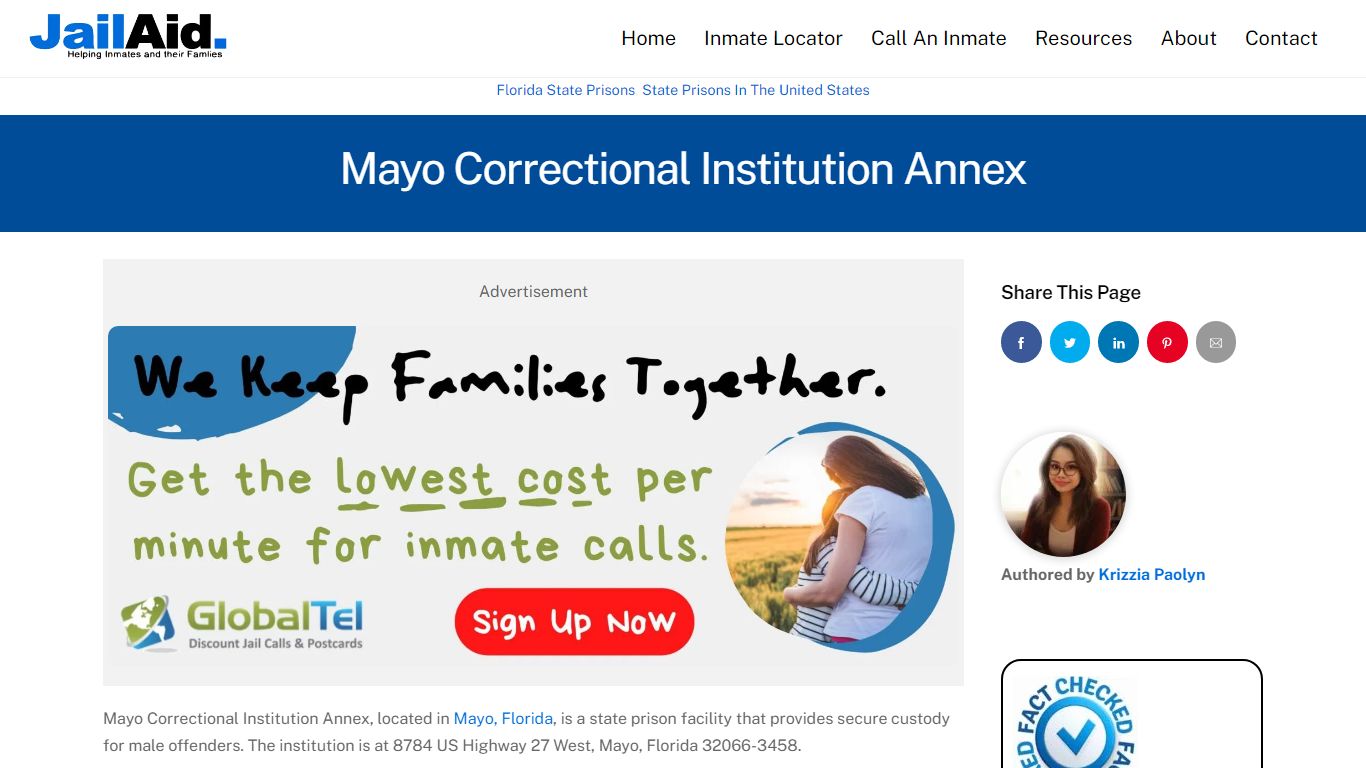 Mayo Correctional Institution Annex - Florida State Prisons